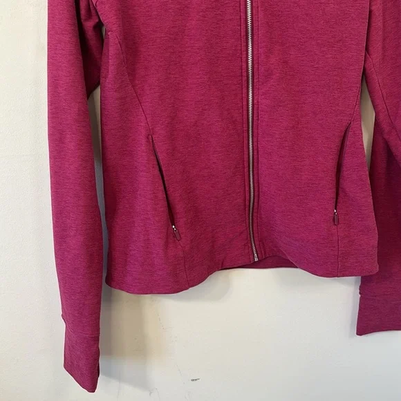 Abercrombie & Fitch YPB EverydaySOFT Full-Zip Deep Red Size Medium - Picture 3 of 9